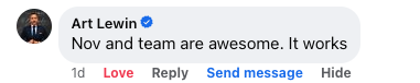 Art Lewin's comment