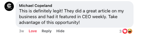 Michael Copeland's comment