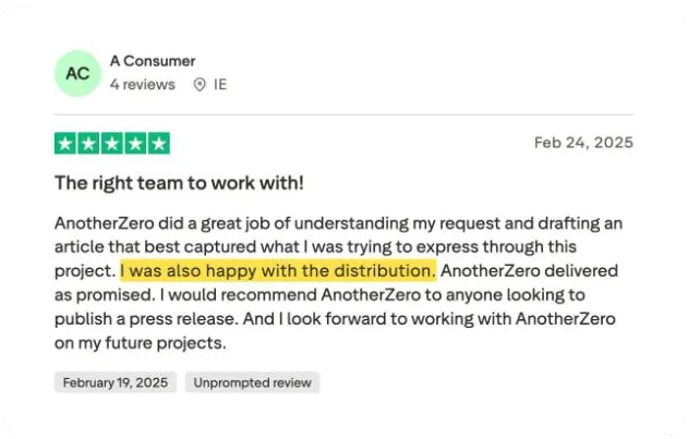 A Consumer's Trustpilot review