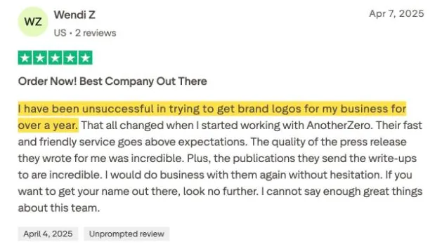 Wendi Z's Trustpilot review