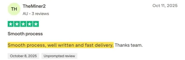 TheMiner2's Trustpilot review