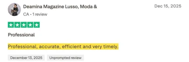 Deamina Magazine Lusso, Moda &'s Trustpilot review