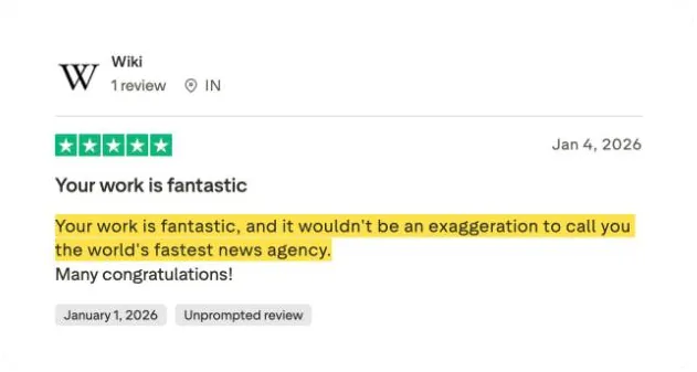 Wiki's Trustpilot review