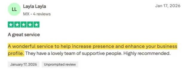 Layla Layla's Trustpilot review