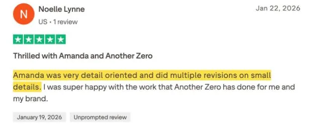 Noelle Lynne's Trustpilot review