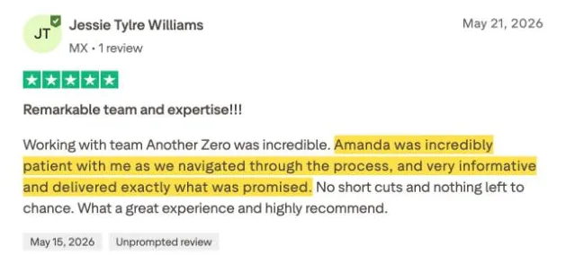Jessie Tylre Williams's Trustpilot review