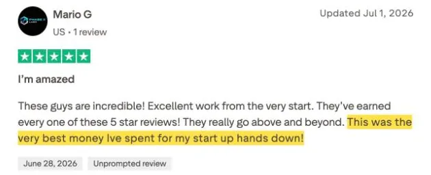 Mario G's Trustpilot review