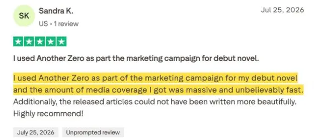Sandra K.'s Trustpilot review